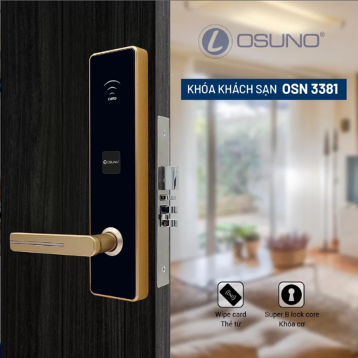 KHÓA THÔNG MINH DÀNH CHO KHÁCH SẠN OSUNO OSN-3381