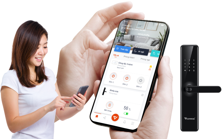 app vconnex thân thiện với người dùng