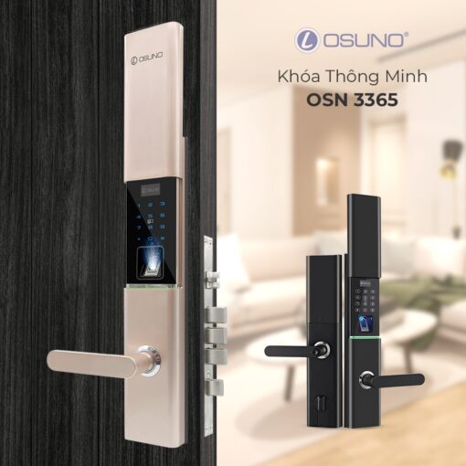 KHÓA CỬA VÂN TAY THÔNG MINH OSUNO OSN-3365