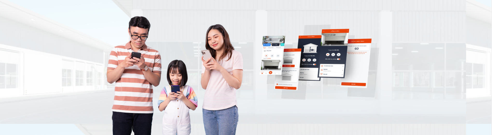 Công tắc thông minh cho cửa cuốn và cổng tự động