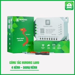 Công tắc Hunonic Lahu 4 kênh (500W/1 kênh)