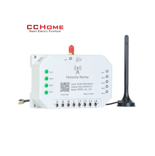 Công Tắc Hunonic Noma 4 Kênh Dùng Sim