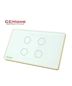 Công tắc cảm ứng wifi hình chữ nhật có viền hunonic