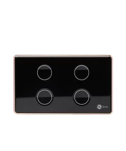 Công tắc zivix 4 nút kính lõm