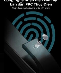 khoá vân tay kaadas K9-5W công nghệ vân tay bán dẫn