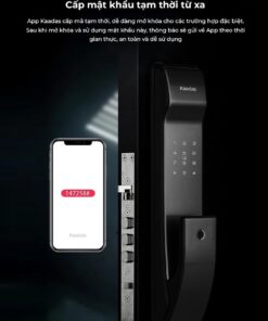 khoá vân tay kaadas K9-5W cấp mật khẩu tạm thời từ xa