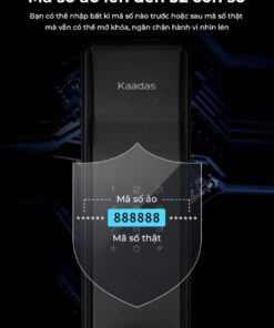 khoá vân tay kaadas K9-5W mã số ảo lên đến 32 số