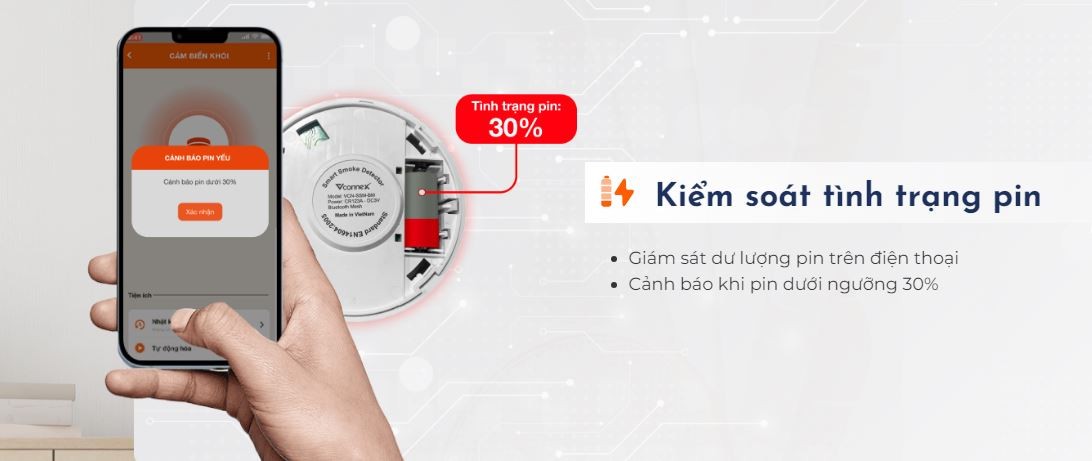 kiểm soát tình trạng pin