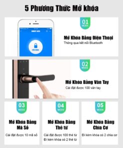 5 phương thức mở khoá Kaadas S500-C5