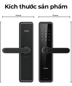 kích thước khoá vân tay kaadas L8-5