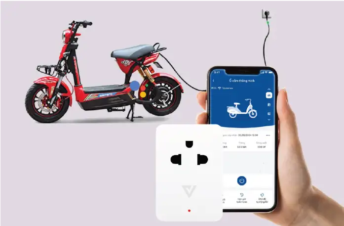 Tự động ngắt điện khi sạc các thiết bị đạt ngưỡng pin an toàn 90-100%