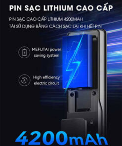 Pin sạc Lithium cao cấp trên Kitos KT-X8