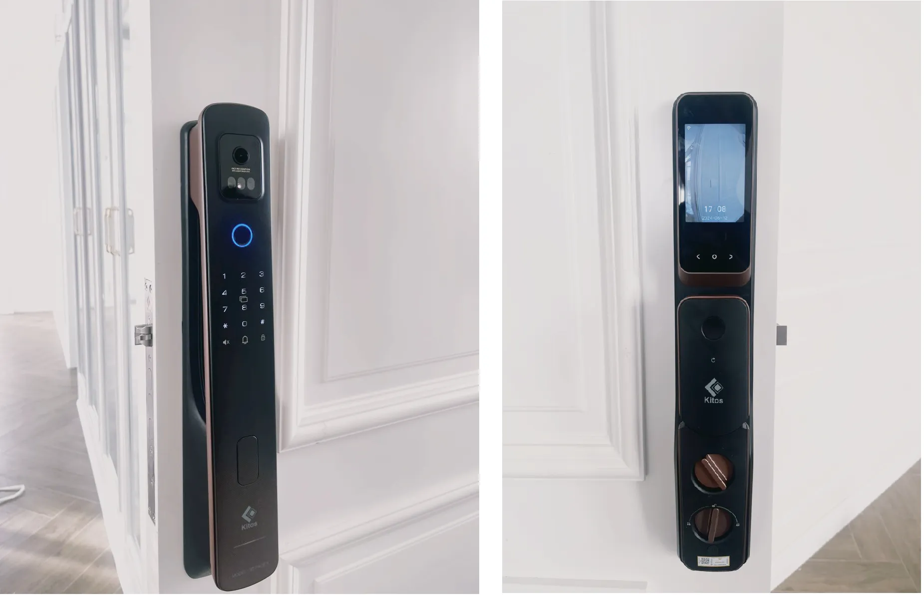 Hình ảnh lắp đặt thực tế khoá kitos 3D Face X