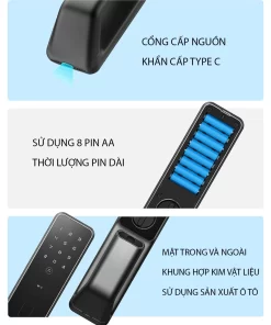Lockin SV40 cổng sạc Type C