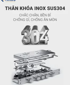 Thân khoá INOX 304
