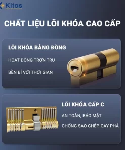 Chất liệu lõi khoá cao cấp trên G900 Pro