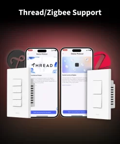 Aqara light Switch H2 hỗ trợ thead zigbee kép