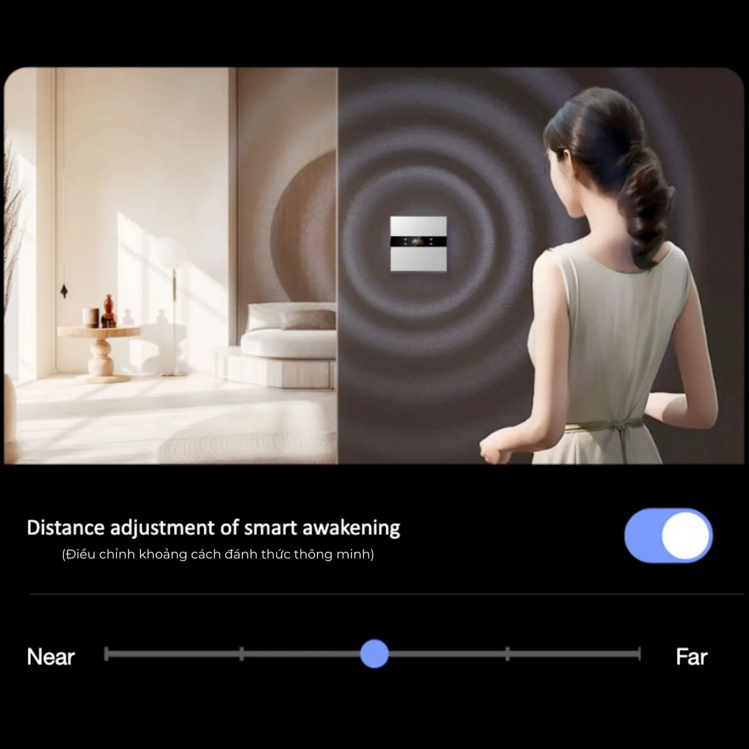 Aqara Disply switch V1 cảm biến khoảng cách