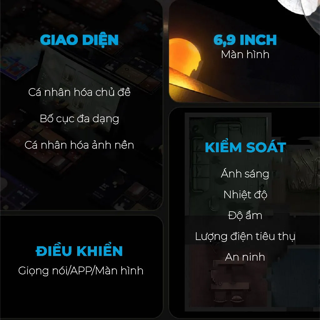 Màn hình trung tâm Aqara Panel Hub S1 Plus MP-K01D