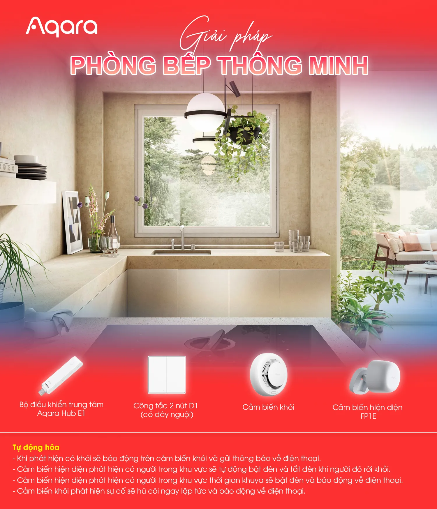Giải pháp phòng bếp thông minh