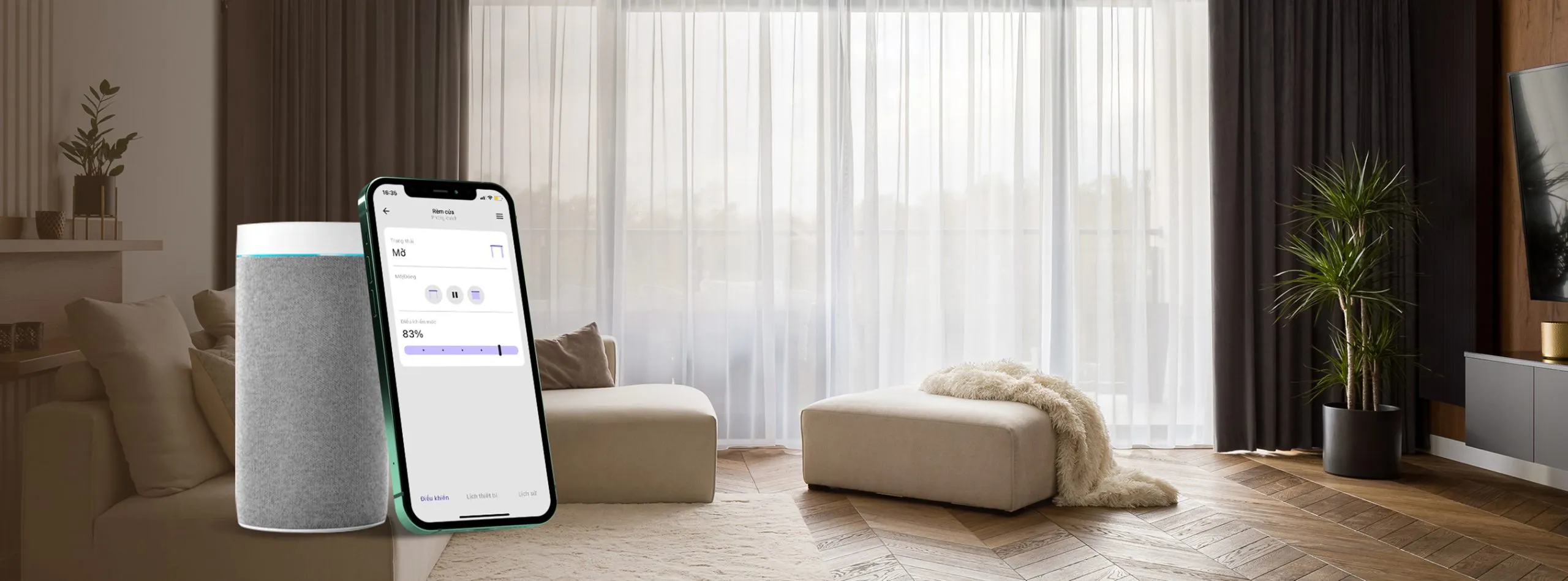 Giải Pháp Rèm Tự Động