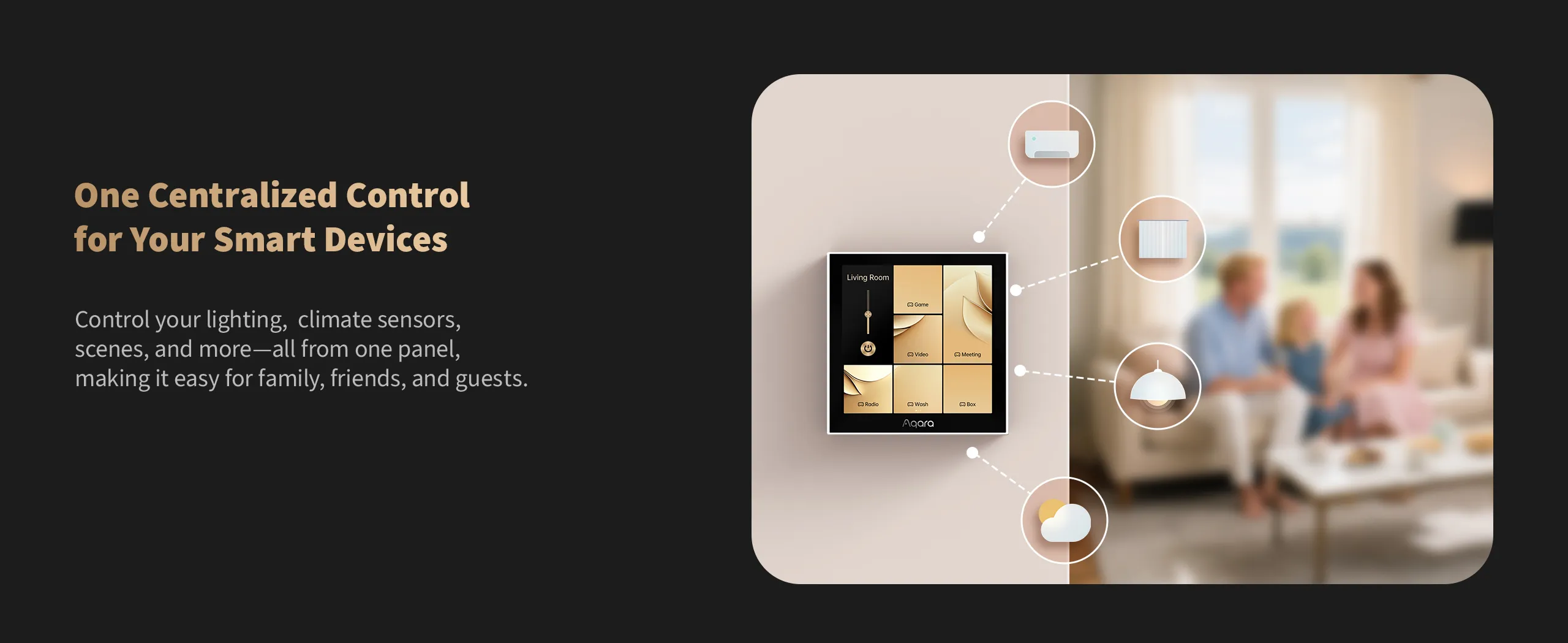Công tắc màn hình Aqara Panel Switch S100 MP-K04D