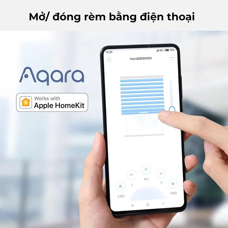 Động cơ rèm cuốn dọc Aqara T1S CD-M03D