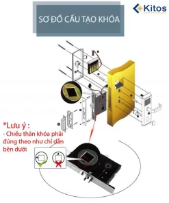 Khoá Khách Sạn KITOS KC-880