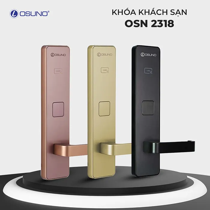 Khóa Thẻ Từ Khách Sạn Osuno OSN-2318 3 màu
