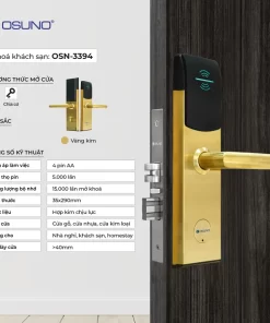 Thông Số Kỹ Thuật Khóa Thẻ Từ Khách Sạn Osuno OSN-3394