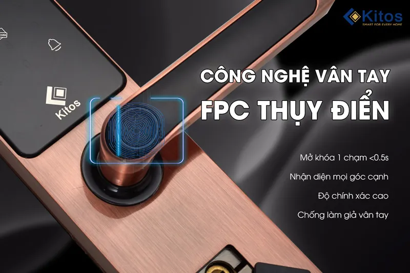 Khóa cửa thông minh Kitos E3 Pro