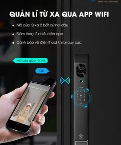 Mở từ xa qua wifi Kitos X7 face ID
