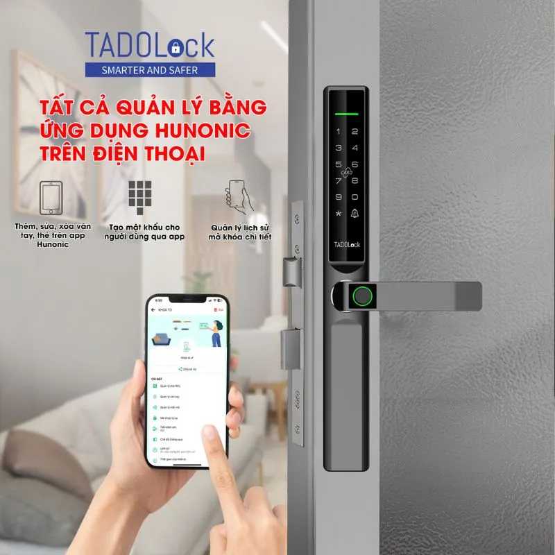 Bộ Khóa Cửa Thông Minh TADO Lock TDL69
