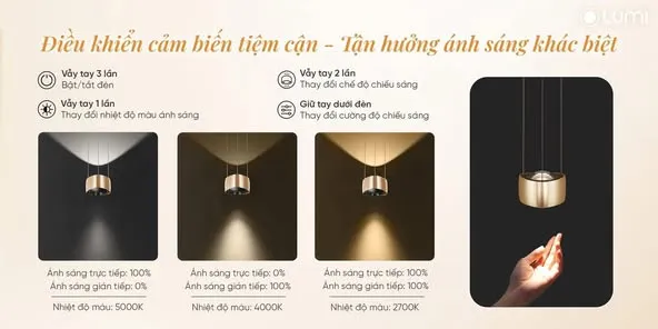 Đèn thả Vega 20W Tunable White