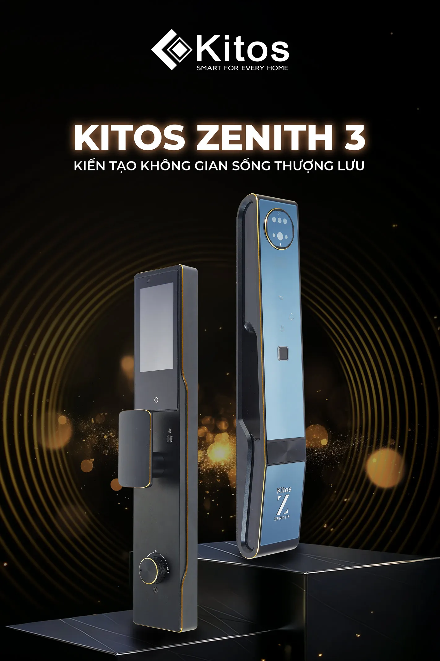 Khoá cửa thông minh Kitos Zenith 3