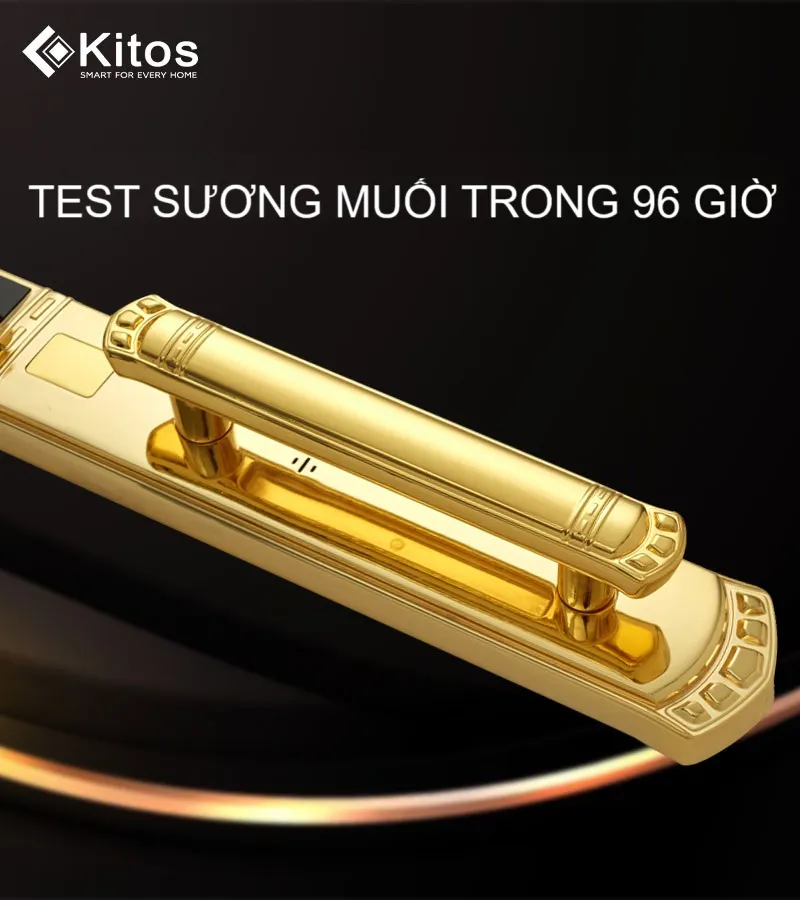 Kitos C968 Face ID mạ vàng 24k test môi trường khắc nghiệt