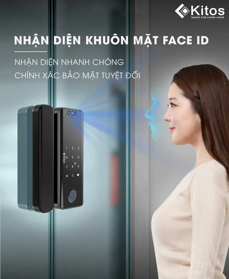 Khóa cửa thông minh Kitos GL30 FACE ID