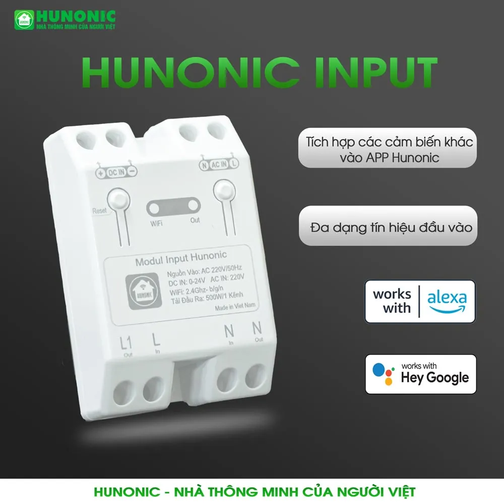Modul Input Wifi Hunonic Giải Pháp Đầu Vào