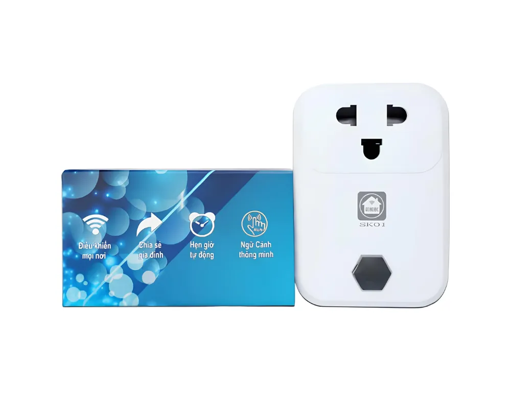 Ổ Cắm Quạt Thông Minh Wifi Hunonic SK18