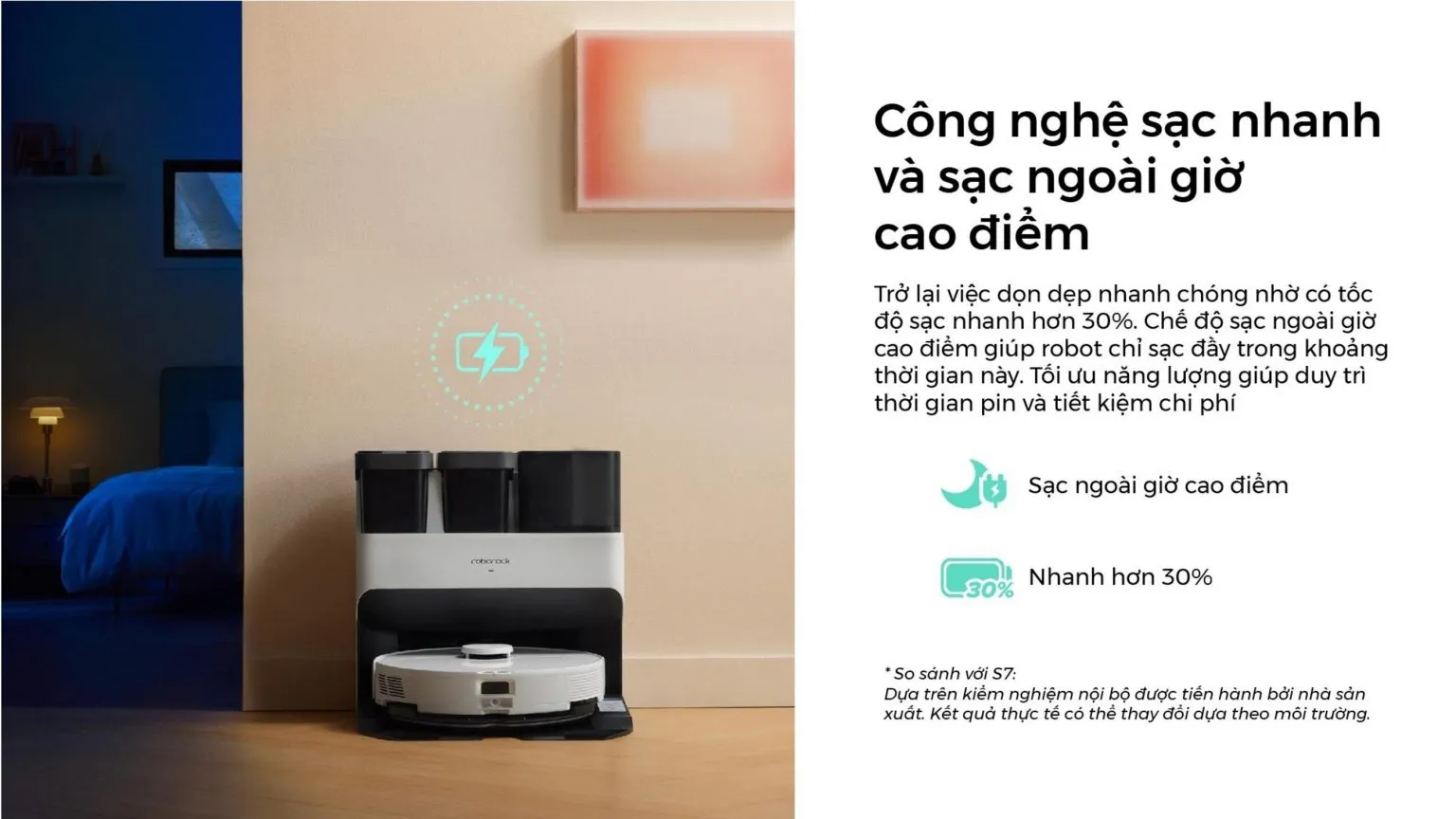 Robot hút bụi lau nhà S7 Max Ultra