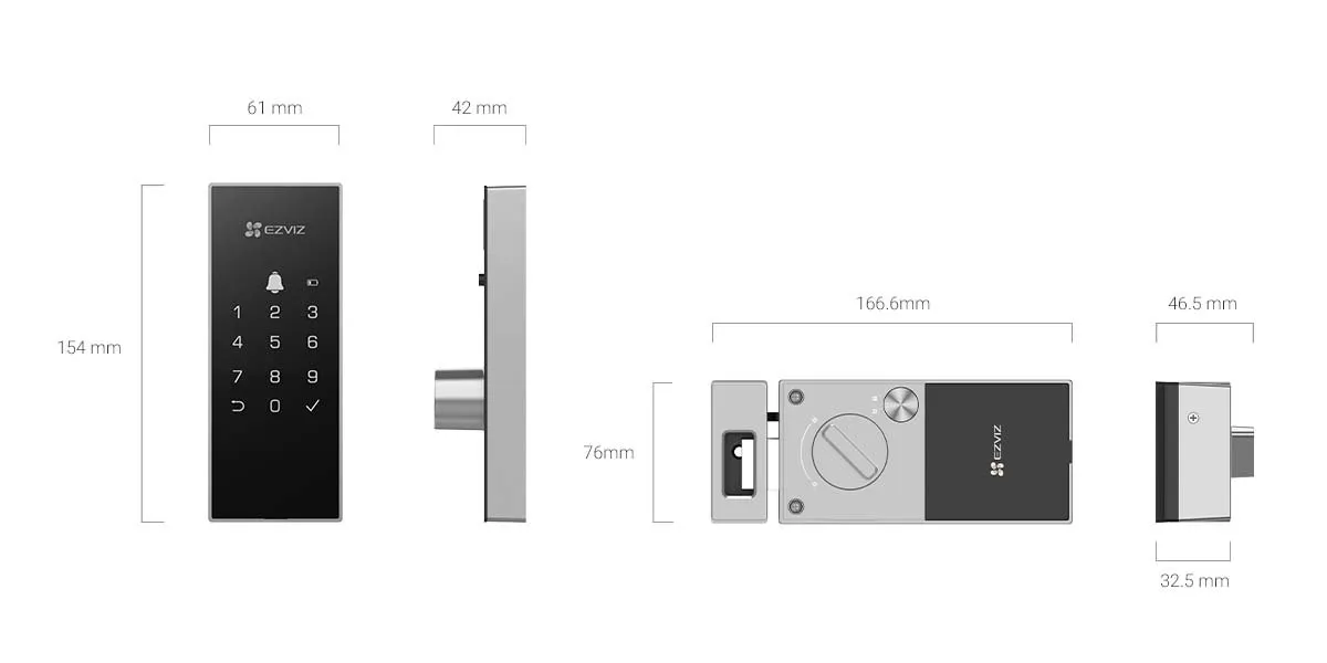 Khóa Cửa Thông Minh Ezviz DL04