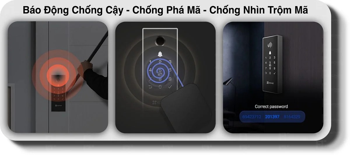 Khóa Cửa Thông Minh Ezviz DL03 Pro