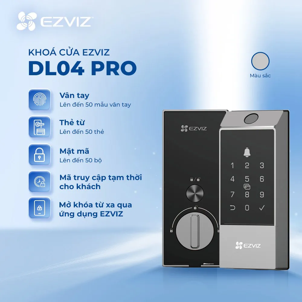 Khóa Cửa Thông Minh Ezviz DL04 Pro