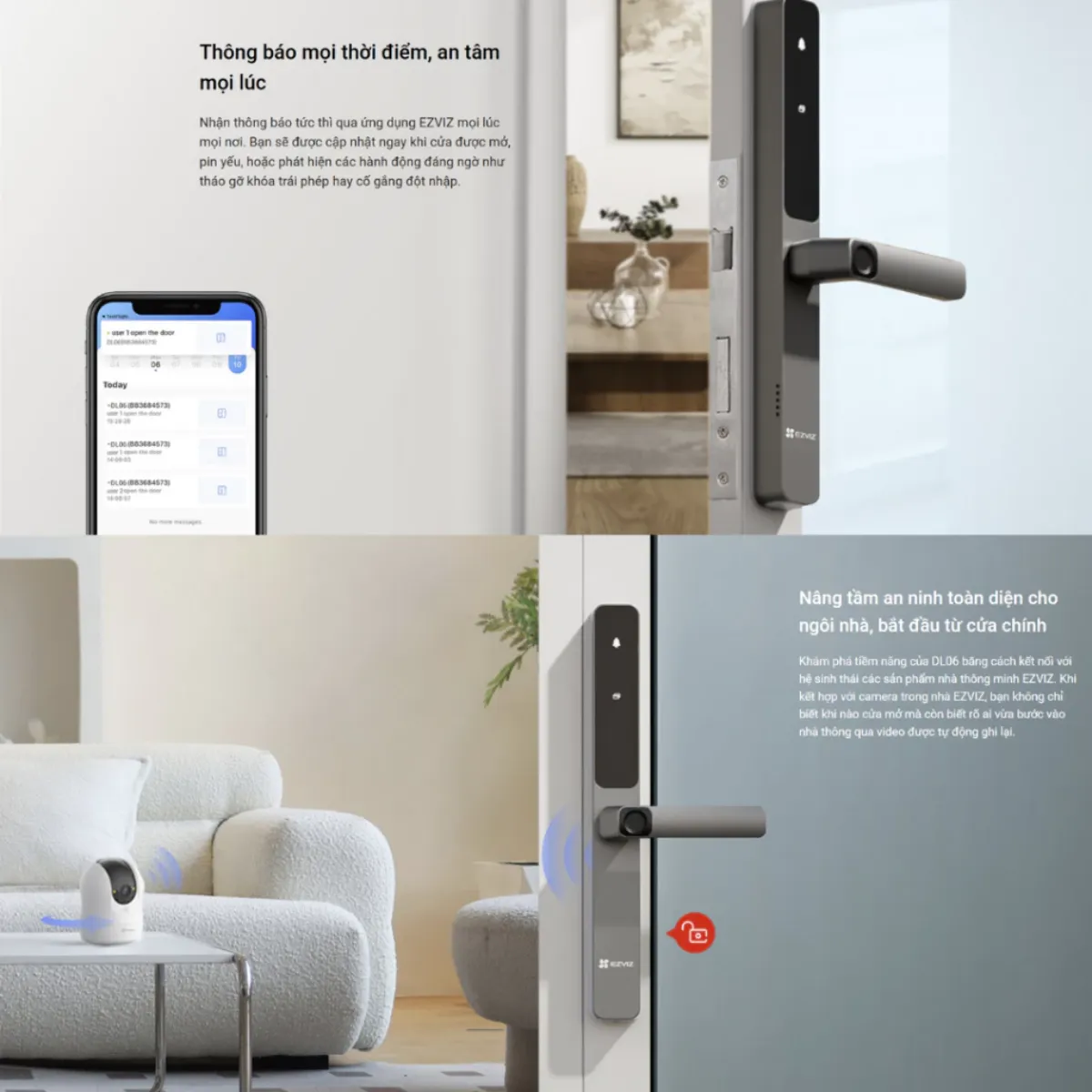 Khóa Cửa Thông Minh Ezviz DL06