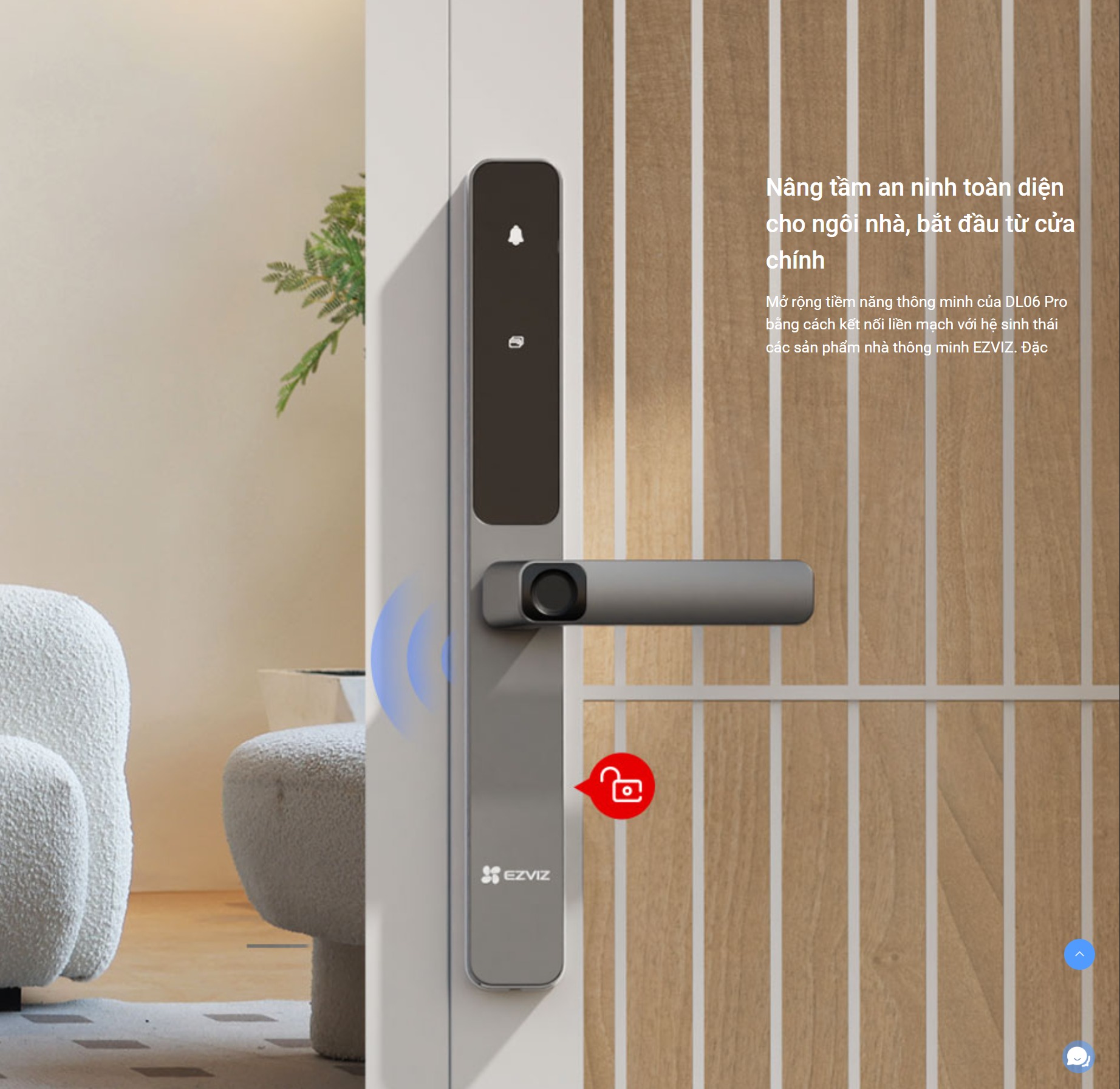 Khóa Cửa Thông Minh Ezviz DL06 Pro