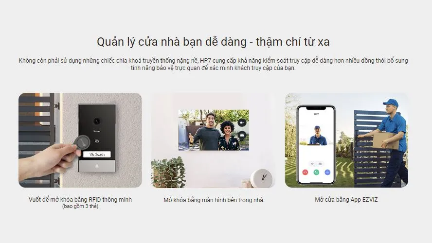 Chuông Cửa Thông Minh Ezviz HP7