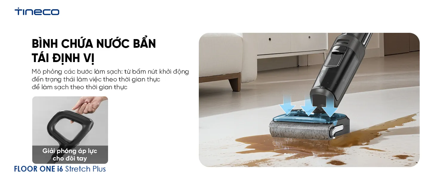 Máy Lau Sàn Hút Bụi TINECO i6 Stretch Plus