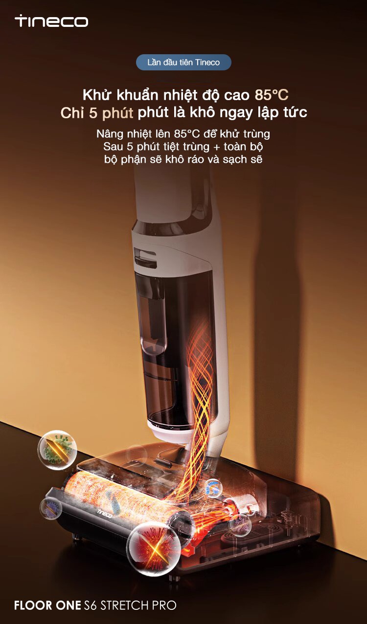 Máy Lau Sàn Hút Bụi TINECO S6 STRETCH PRO