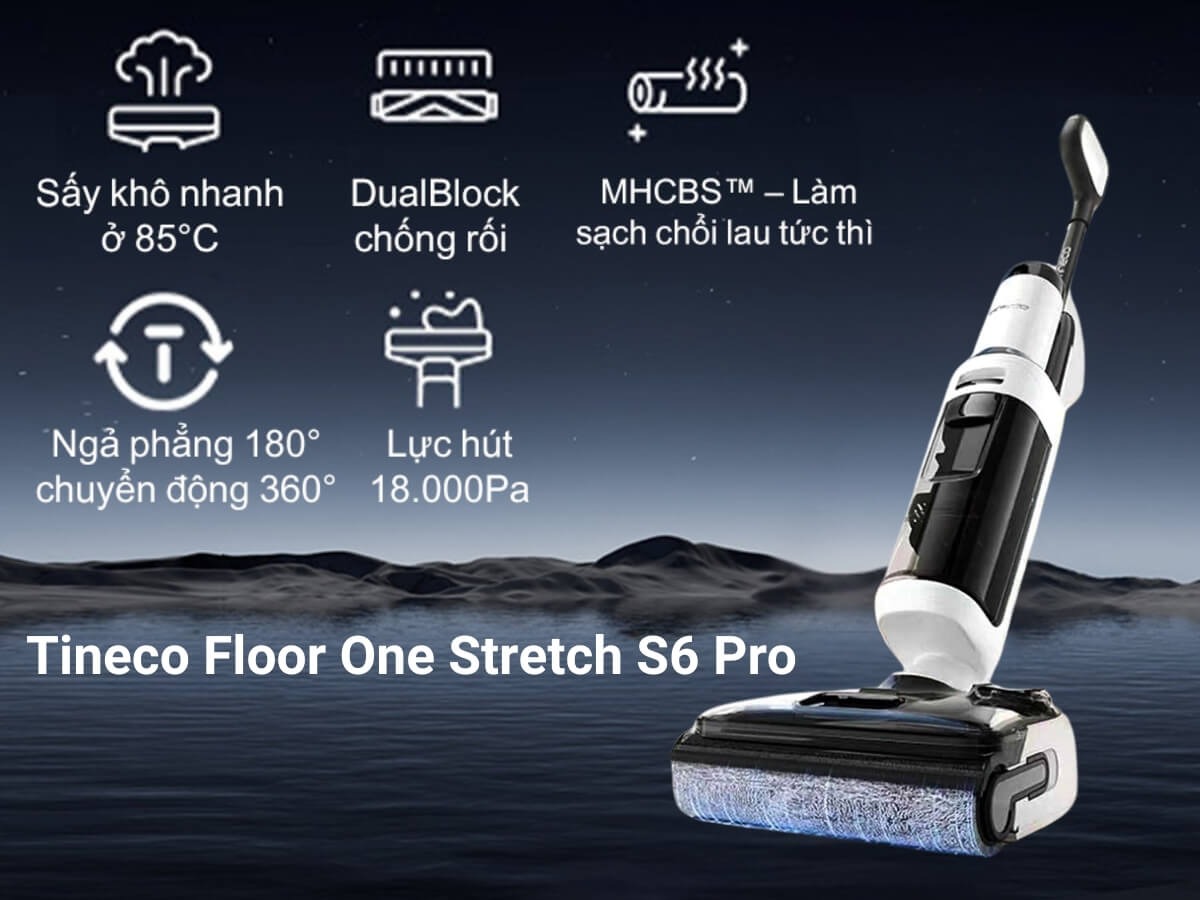 Máy Lau Sàn Hút Bụi TINECO S6 STRETCH PRO