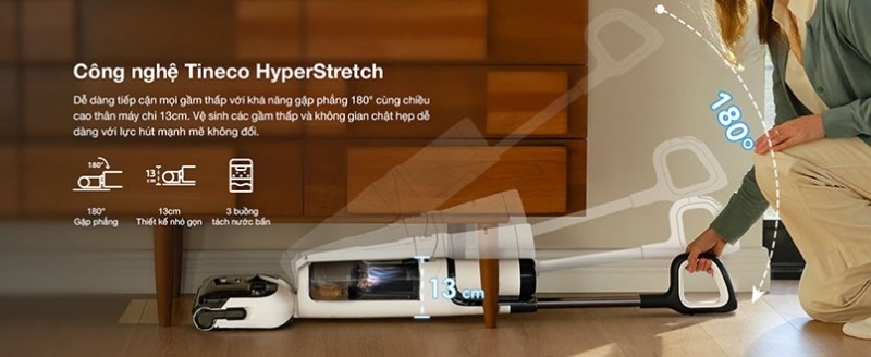 Máy Lau Sàn Hút Bụi TINECO S6 STRETCH PRO